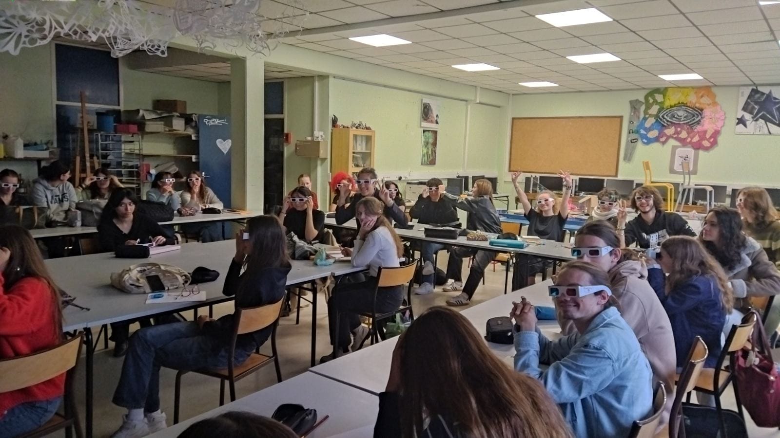 Les lycéens de Jean Moulin de Langon s’emparent de la stéréoscopie
