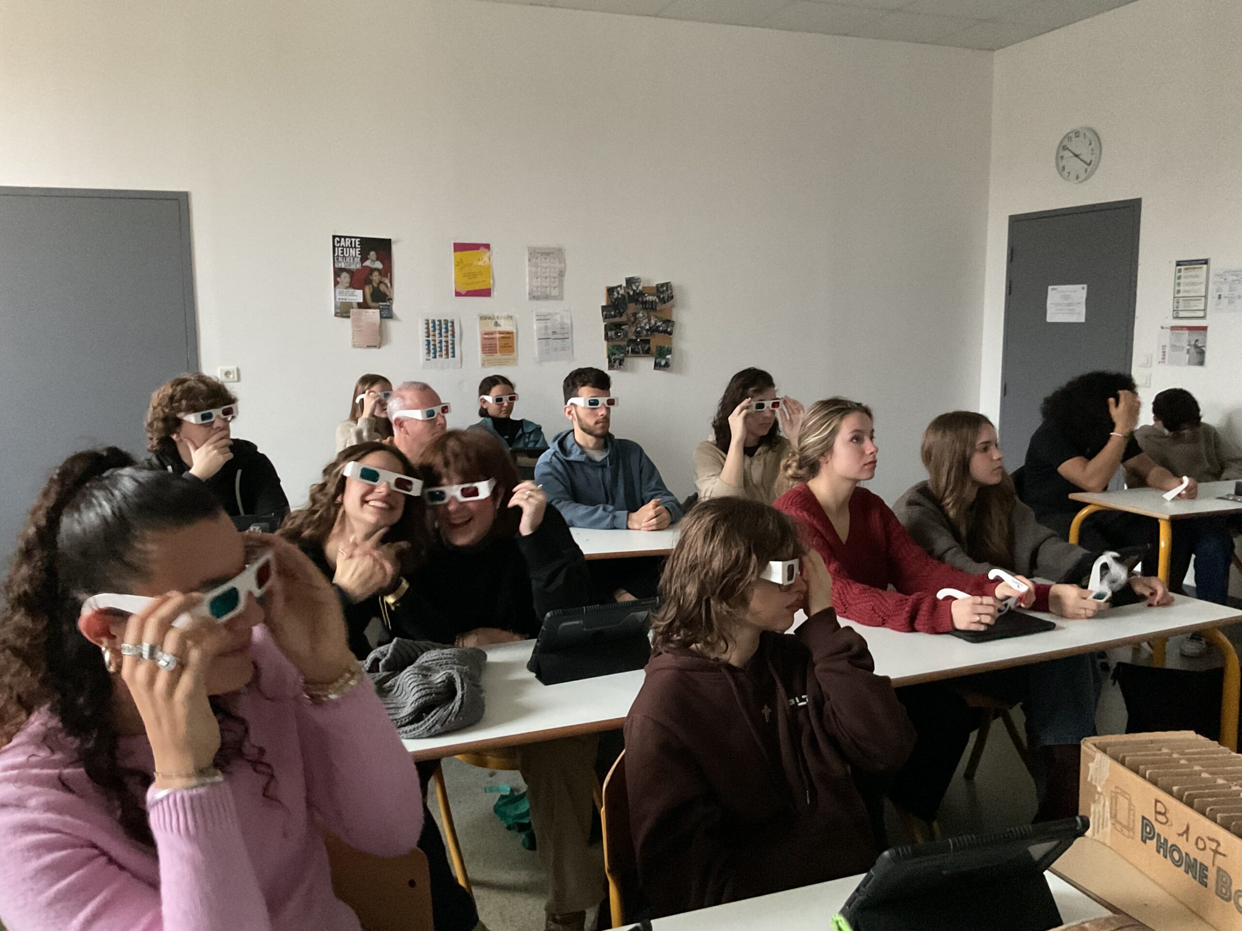 Bordeaux en stéréoscopie pour les élèves du Lycée St Vincent de Paul