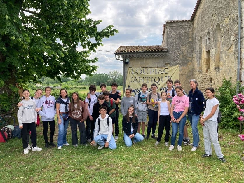 Audenge en visite à la villa gallo-romaine de Loupiac