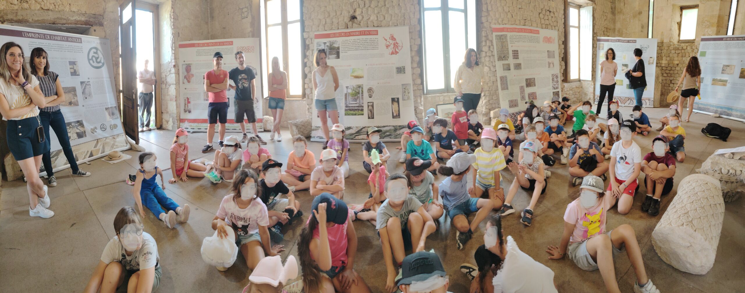 Les élèves de Saint-Sulpice-et-Cameyrac … enfin à Loupiac !