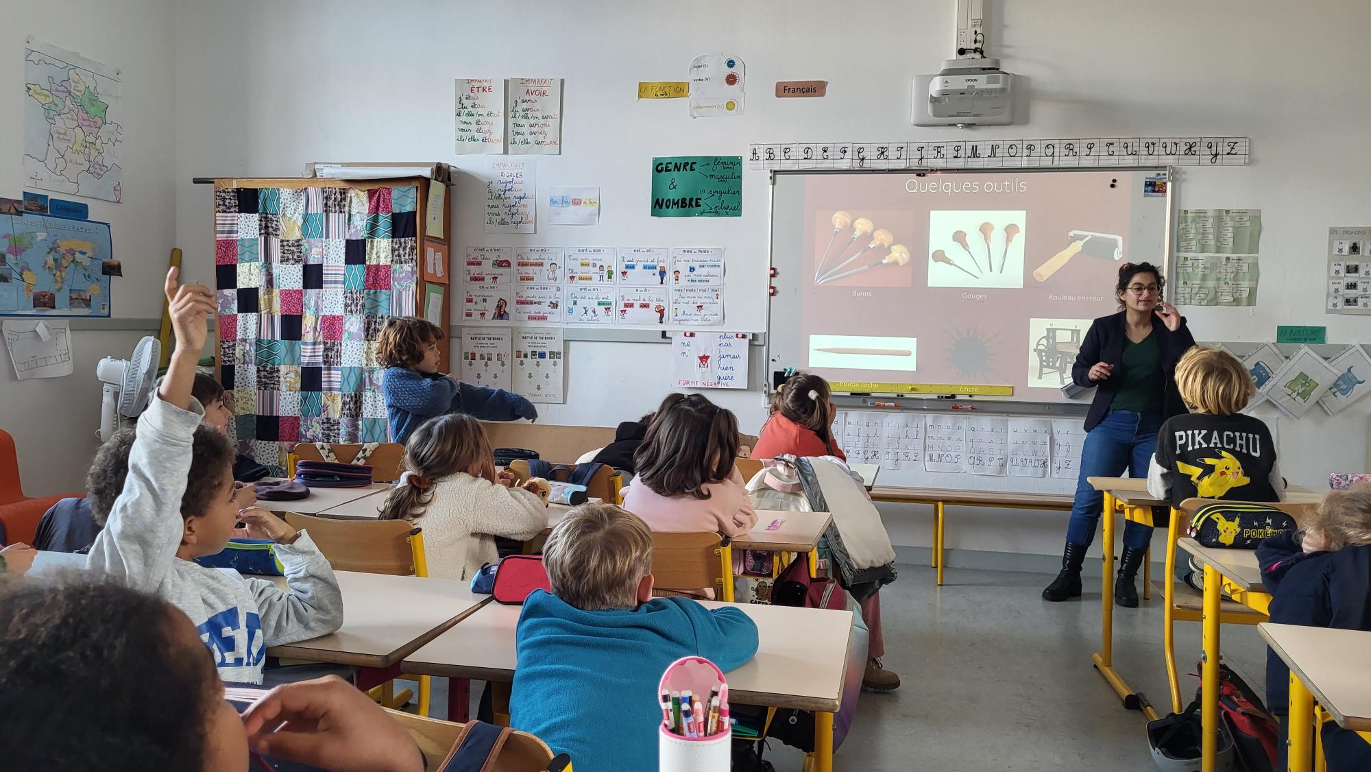 Du dessin à la gravure … les premiers pas du projet à Cazemajor